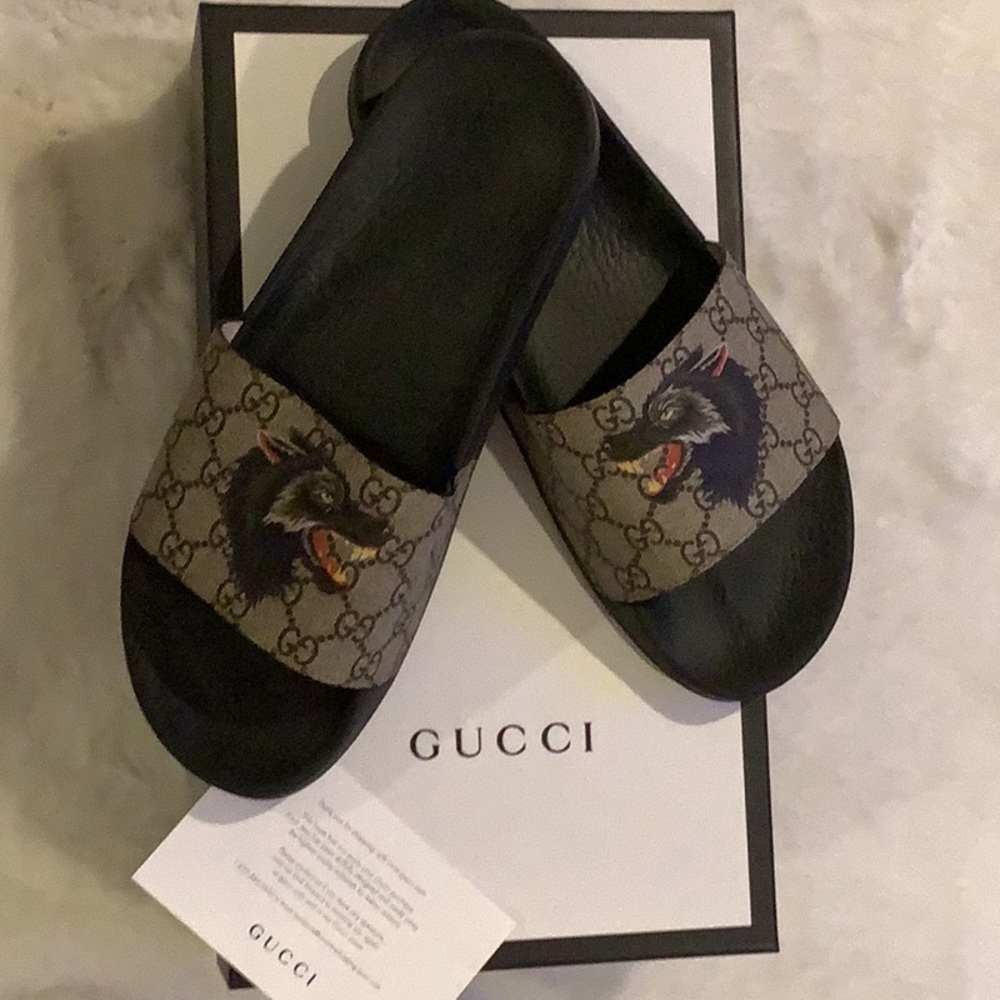 Genuine vintage gucci slides